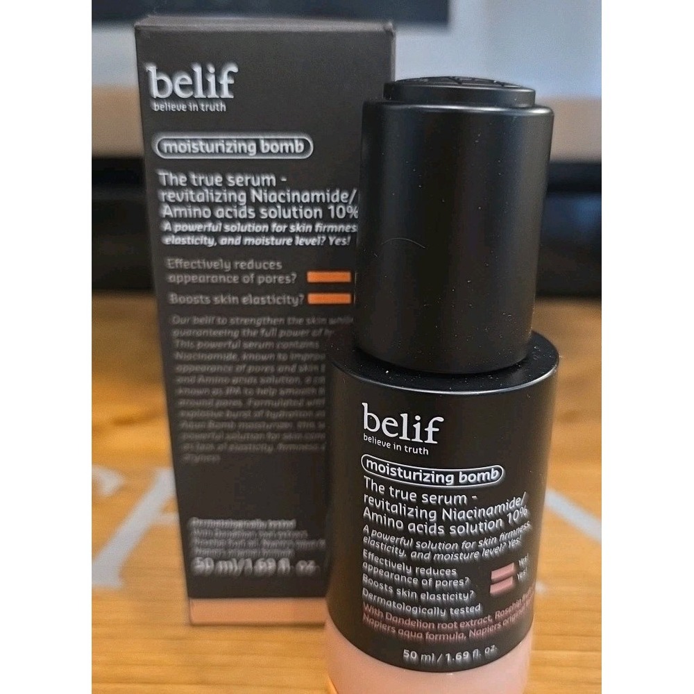 NEW Belif True‎ Serum Niacinamide/Amino acid solution  10% 50 ml/1.69 fl oz